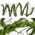 118 inch Big Artificial Green Tree Branches Ivy Grapevine Garland Fake Tree Trunk Wall Door Hanging Plants Twigs Moss for Garden Home Wedding Outdoor Jungle Leaves Room Decoration - size: Large