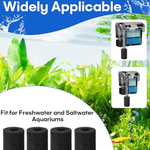 16-Pack Intake Strainer Sponge Replacement, Fits Freshwater & Saltwater Aquariums, Preventing Clogging and Extending the Lifespan of the Water Pump