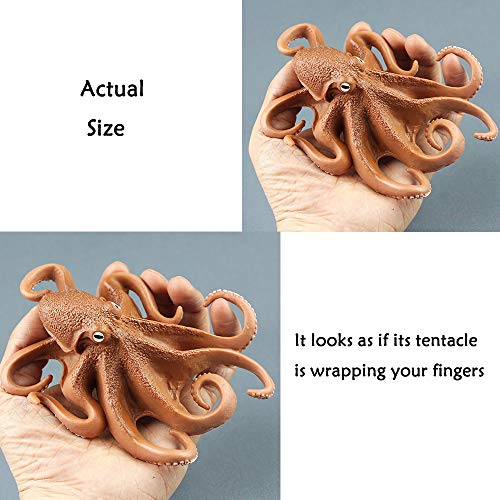 Oncpcare Dutch Kraken Aquarium Decor, The Mysterious Legend Octopus Figure Aquarium Ornament Fish Tank Landscape Artificial Sea Life Replica Decoration Accessories - color: Octopus 1p