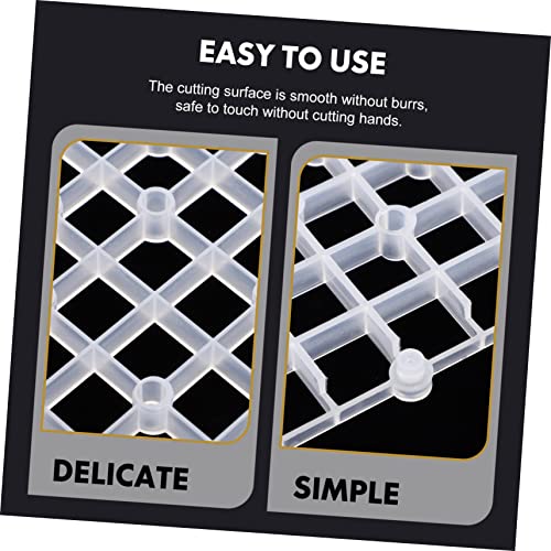 Happyyami 2pcs Aquarium Divider Wear-Resistant Tank Dividers for Fish Tanks Easy to Install Versatile Splicing Design for Aquatic Landscaping - color: Transparent