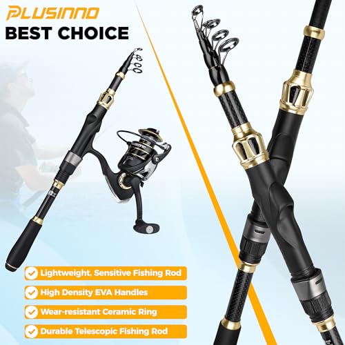 PLUSINNO Fishing Backpack, Fishing Bag, Waterproof Sling Tackle Bag For Fishing Gear With Rod Holder, Fish Gifts for Men - color: Khaki Backpack With Fishing Gear