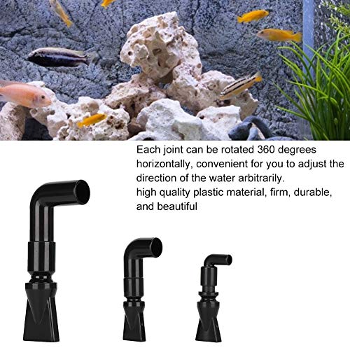 Filter Elbow Outlet Outlet 360 Rotating Elbow Aquarium Duckbill Nozzle Fish Water Outlet Tube Pump Fitting