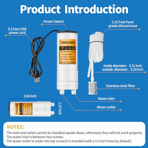 Portable USB Electric auto siphon Self Priming Beer Transfer Pump Kit,Food Grade Pump for Home Brew Beer,Wine, Beverages and Kombucha,bottling 2L/min No Mess Leak,6.5 Feet hose - color: Black Top-Switch