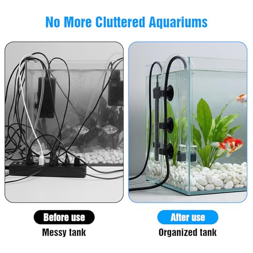 Bremorou 10 PCS Aquarium Heater Suction Cups 27x23mm Fish Tank Suctions Cup Clips Durable Fish Tank Suction Cups for Tubing Heater Accessories