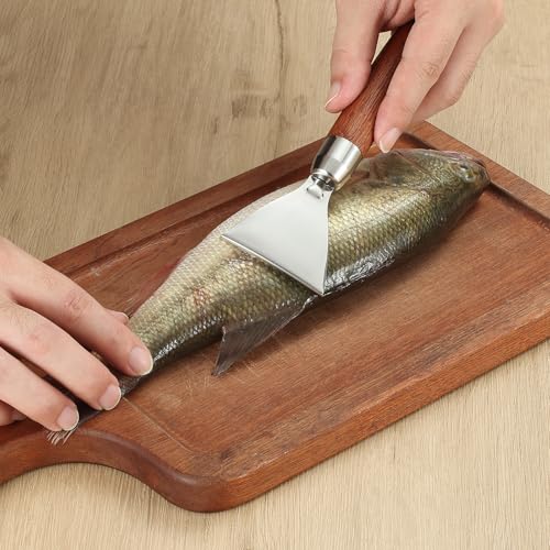 Fish Scaler Stainless Stee Fish Scale Remover Fish Descaler Fish Cleaner Fish Scraper Tool