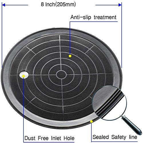 8" Vacuum Suction Cup for Granite & Glass Lifting, with Metal Handle and Brass Pump,580 lbs Load Capacity (8" Metal) - size: 8" Vacuum Suction Cup
