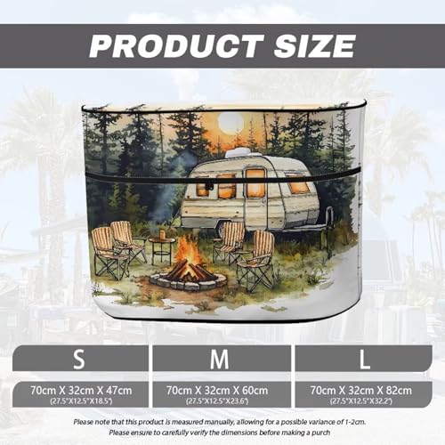 Camp Camper RV Propane Tank Cover Propane Gas Cylinder Cover Lightweight Four Seasons General 20 Pound Double for RV/Trailer/Camper - color: Camp, size: S(20LB)