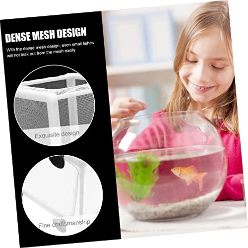 YARNOW 2pcs Fish Breeding Isolation Box Adjustable Aquarium Separator Cups for Fish Tank Convenient Net for Juvenile and Sick Accessory