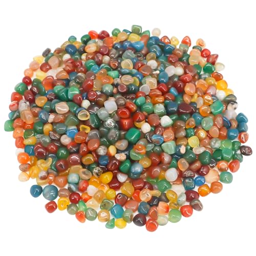 Fish Tank Gravel,Landscaping Pebbles, River Rocks,Decorative Ornamental Pebbles,Garden Landscaping Stones, DIY Smoothed Rocks for Potted Plant Resin Art Vase Fillers Aquarium Gravel Rocks (2 Pounds) - color: Colorful, size: 2 Pounds