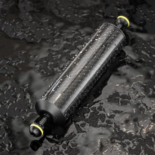 Sea frogs Carbon Fiber Float Arm D60mm, 12'', for Ultralight, Aquatic Arm, Buoyancy Provided 580g, Underwater Camera System Diving Tray Video Light/Strobe GA-8 - color: D60mm, 12'' Carbon Fiber Float Arm