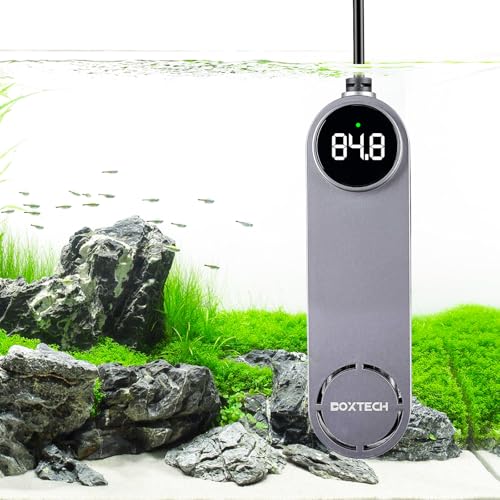 boxtech Aquarium Heater, Fish Tank Heater for 25 to 40 Gallon Tanks, 200w Submersible Water Heater with Digital Thermometer, Overheat Protection - size: 200w for 25 to 40 gallon tank