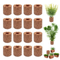 Rainmae 16 Pcs Aquatic Water Plant Fixed Rings, Water Plants Cultivation Fixed Ring Aquatic Water Plant Fixed Ring Ceramic Plant Pot, Landscape Ceramic Pottery Gravity Ring for Fish Tank Accessories