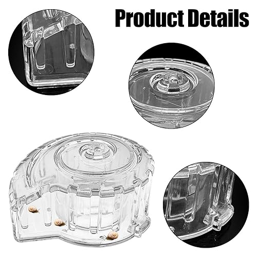 MiOYOOW Aquarium Planaria Catcher, Transparent Snail Trap Natural Capture Planaria Catch Box for Aquarium Fish Tank Planaria Tiny Snail