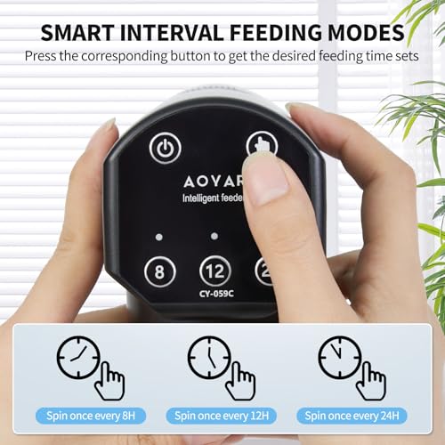 Automatic Fish Feeder for Aquarium: Rechargeable Fish Feeder Dispenser,Moisture-Proof & 200ML Large Capacity Betta Turtle Vacation Feeder,Auto Fish Food Dispenser Timer for Weekends/Business - size: CY-059C