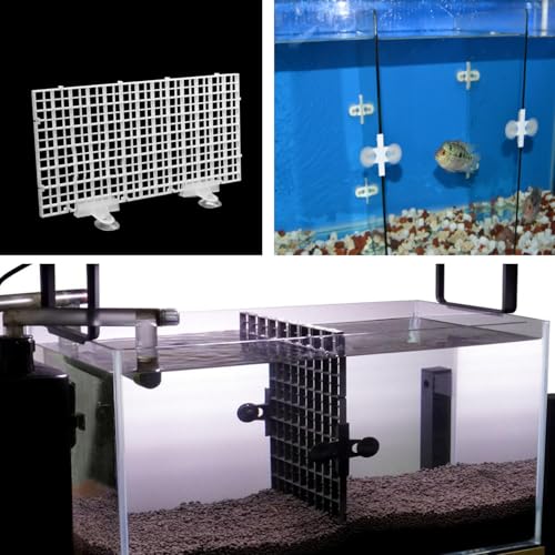 10PCS Black Aquarium Separator Clips Fish Tank Isolation Silicone Suction Cup Clips Plastic Clips 2.95x2.05in for Securing Glass Supporting Mesh Panels