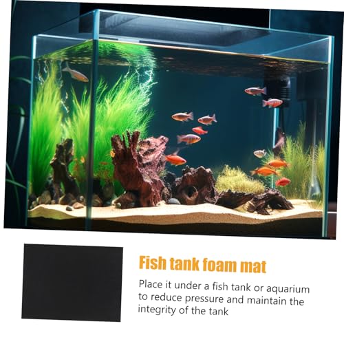 Gadpiparty Aquarium Leveling Mat Thicken Fish Tank Bottom Pad Shock-Absorbing Wear-Resistant Design for Non- Stability Thick Mat for Fish Tanks