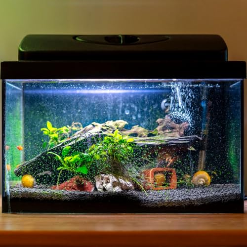 TEHAUX Aquarium Leveling Mat 15.7x11.8 in 0.6cm Thick Foam – Shock-Absorbing Crack Prevention for Rimless 10-Gallon Tanks, Non-Slip Waterproof Floor Protector for Betta & Small Aquariums
