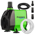 FREESEA Pond Submersible Water Pump: 1050GPH 100W Adjustable Ultra Quiet Fountain Pump with 6.5ft Tubing for Aquarium Fish Tank | Outdoor | Small Pond | Waterfall | Hydroponics - size: 100W/1050GPH