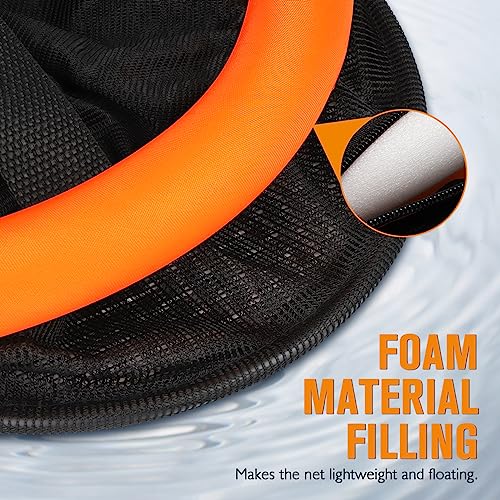 Dovesun Floating Fishing Basket, Collapsible Fishing Net Portable Nylon-mesh | Coated Nylon Net Bait Storage Cage for Keeping Crayfish Minnows Leaches and Other Live Baits - color: 5 Gallons-1pcs(Small Minnow Bait Bag), size: Diameter of the bottom: 9.8"