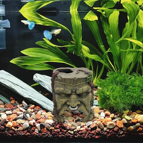 Fish Tank Decor - Resin Statue Ornaments, Realistic Landscaping Accessories, Aquarium Decoration, Multi Purpose Display | Reptile Home Pond Garden for Reptile Home Pond Garden