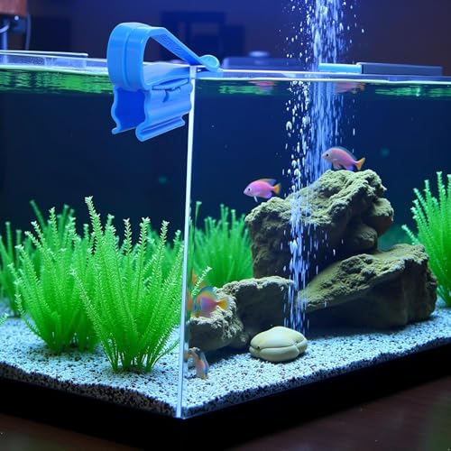 Fish Tank Water Pipe Fixing Clip, Cylinder wall Vertical Pumping Pipe Fixing Device, Aquarium Supplies Accessories (Black) - color: black