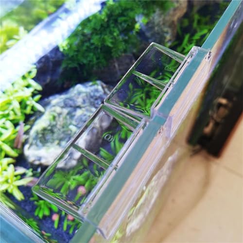 10PCS Transparent Acrylic Aquarium Cover Clip Bracket Holders Universal Lid Clips for Rimless Aquarium