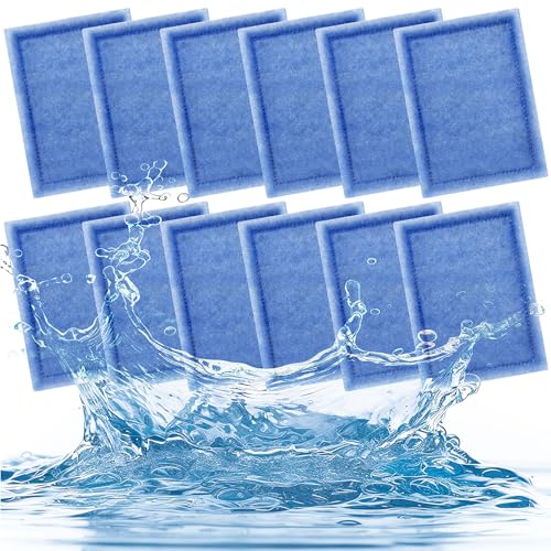 12 Pack Aquarium Filter Cartridges for EZ-Change #2 Premium Activated Carbon Fish Tank Filters Compatible with 10-20 Power Filters