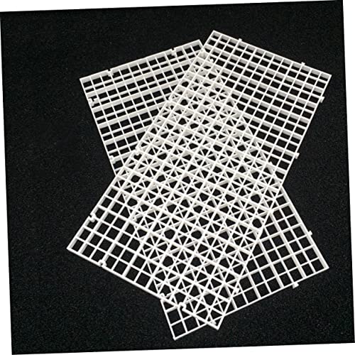 BESPORTBLE 6pcs Aquarium Isolation Panel Practical Lattice Plate for Fish Tank Easy Install Divider Suitable for Breeding and Separation White Aquarium Supplies