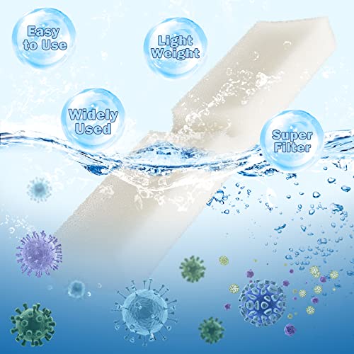 Fx4 Foam Filter Pads Replacement Compatible with Fluval FX5 / FX6 Canister Filter, Aquarium Bio Sponge Foam Filter Pads (12 Packs)