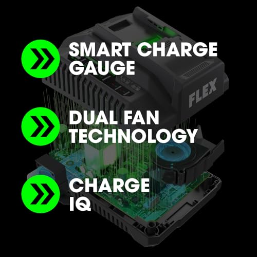 FLEX 24V Lithium-Ion Starter Kit with 5.0Ah Lithium Battery and 160W Fast Charger - FX0411-1C - style: Lithium-Ion Starter Kit (5.0Ah + 160W)
