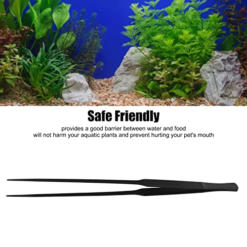 Stainless Steel Aquarium Tweezers, Aquarium Tools Kit, Aquarium Aquascaping Tool, Long Handle Fish Forceps, Aquarium Maintenance Tool for Fish Tank Plants Gravel Corals