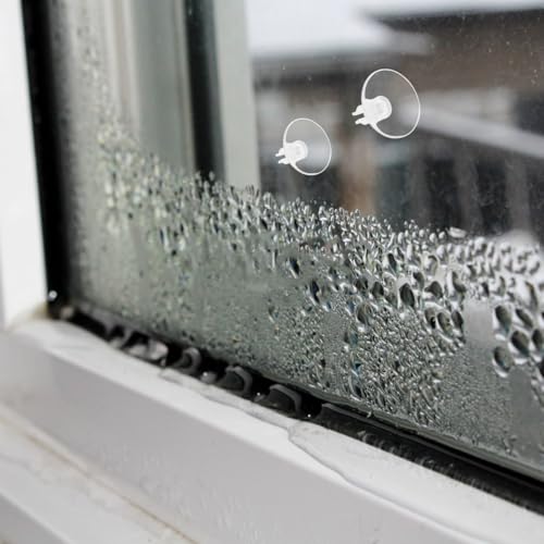 Tofficu 20pcs Suction Cup Light Clips for Outdoor Holiday Lights Window Hanger Reusable Suction Hooks