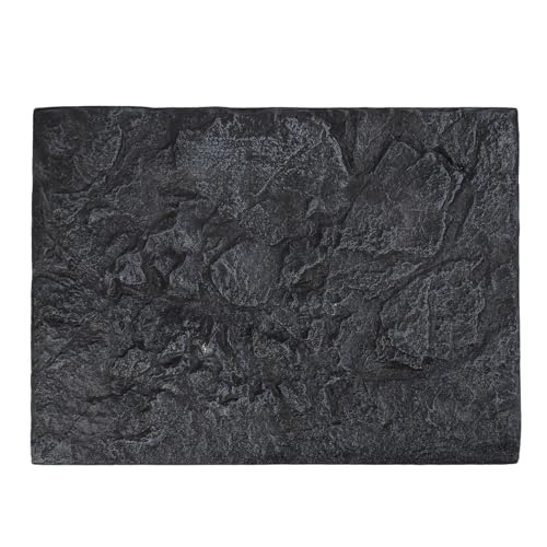 3D Aquarium Background Foam, Rock Texture, Non, Customizable, Ideal for Fish and Reptile Habitats (E) - size: E