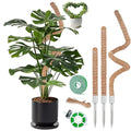 3 Pack Moss Pole, 28" 48" 63" Monstera Plant Support for Climbing Indoor Plants, Bendable Coco Coir Plant Support Stakes for Potted Plants, Pothos, Philodendron - size: 28 Inch, 48 Inch, 63 Inch - 3 Packs