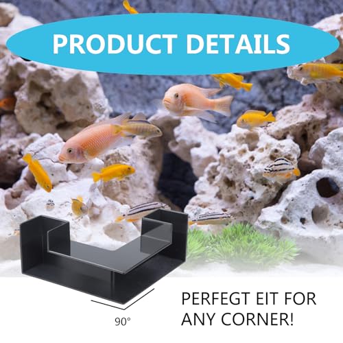 Aquarium Cave, Dual-Entrance Tunnel, Fish Tank Accessories, Decoration Tunnel, Viewing, Shrimp and Hiding, Shrimp Decor