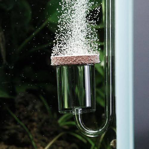 Aquario Neo CO2 Aquarium Diffuser - CO2 Diffuser Aquarium Kit, CO2 Diffuser for Aquarium Plants, CO2 System for Aquarium - Curved Original Diffuser, Large - size: Large