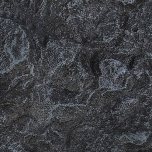 3D Aquarium Background Foam, Rock Texture, Non, Customizable, Ideal for Fish and Reptile Habitats (E) - size: E