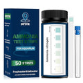 DIPSTIK Ammonia Test Strips for Fish Tank,Feshwater & Saltwater Aquarium Water Test Kit (50) - color: Ammonia