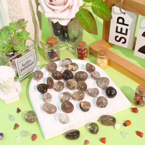 DUQGUHO Smoky Quartz Crystals Healing Crystal Stones Set Natural Crystals Bulk Irregular Stones 0.45 lbs - color: Smoky Quartz