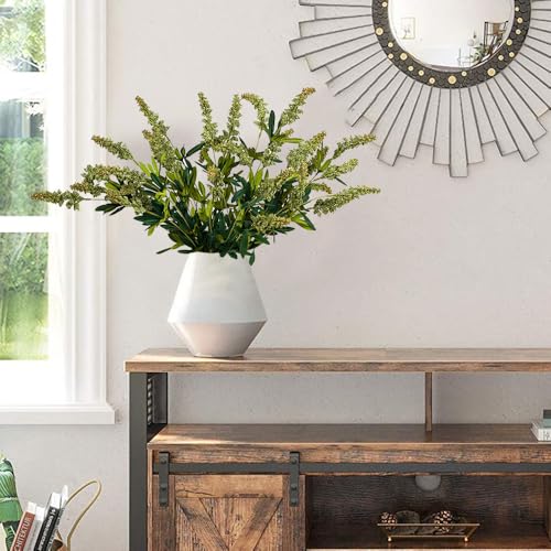 Melorca&Guilla Artificial Plants,6PCS 29" Green Faux Branches for Vase,Artificial Plants Faux Greenery Stems for Shop Garden Office Home Décor - color: Green Sage