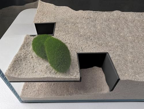 Shrimp Decor - Aquarium Hideouts & Tunnels, Fish & Shrimp Breeding Caves - color: Corner Tunnel Black