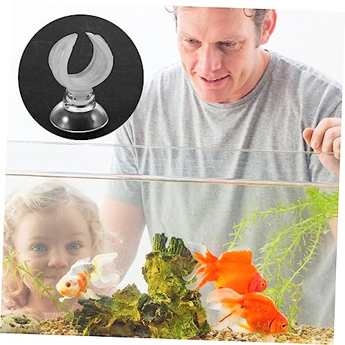 BESPORTBLE 4pcs Aquarium Suction Cup Clamp Clips Feeder Tube Holder for Air Tubing Organize Your Tank