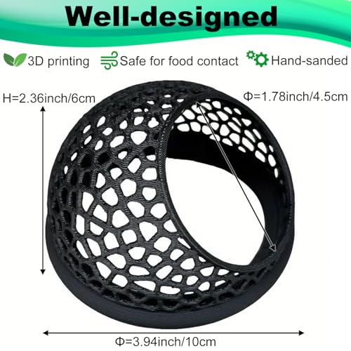 Floating Betta Hammock and Feeding Ring, Aquarium Beta Hideout, Cave, Bed, Resting Spot, Betta Fish Toys and Decor - color: Round-Black