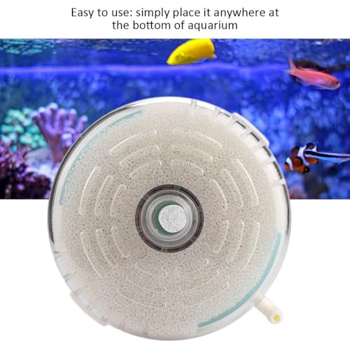 3.15 Inch Ultra Thin Aquarium Filter Sponge Bio Balls Air Stone Betta Shrimp Breeder Tank Water for Fish Tank(L) - style: L