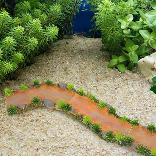 Aquarium Pathway - 3-Piece Landscaping Sculpture Fairy Bridge Fish Tank Stone Ornament Pathway Freshwater Saltwater Shrimp Tank Living Room Bedroom
