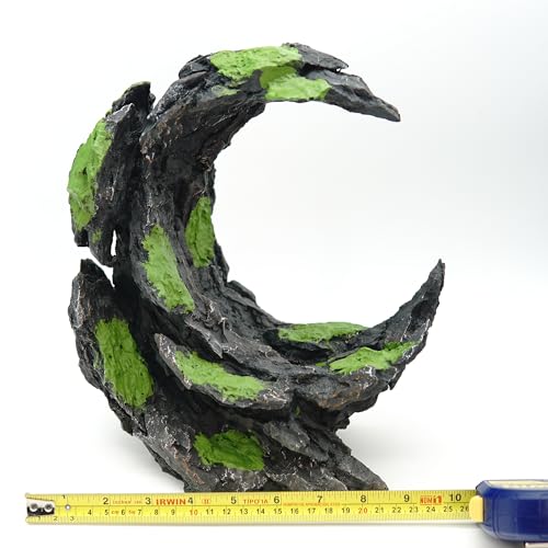 Allcolor Fish Tank Decor Rocks.Aquarium Decoration Model.Easy Superior Aquascape (Moon Valley) - style: Moon Valley