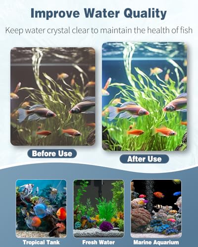 Pawfly Aquarium Filter Media Pad for Fish Tank Filters Aquarium Filter Media Sponge Filter Floss Roll for Sumps Ponds Hydroponics Black Foam Floss for Water Filtration, 36" L x 12" W - size: 36" x 12" x 1"