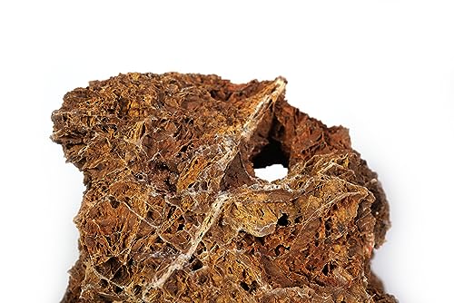 LANDEN Maple Leaves Stone Natural Rocks (18lbs, 3~9 inches,9pcs) for Aquarium, Paludarium, Terrariums, Decorative of Forest Creeks, lakesides, and Streams - size: 14 Maple Leaves Stone(3-9 inches,18lbs)