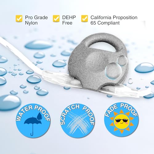 Oxygen Nasal Cannula Protective Cover Accessory, HSA FSA Eligible, Hose Holder for Portable Concentrator Machine Tubing, Tank, or CPAP, Keeps Tube Nose Piece Off Floor, (One Pack) - size: One Pack