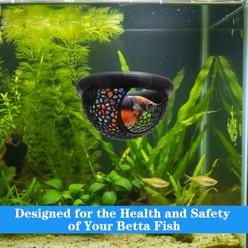 2 Pack Betta Fish Hammock, Leaf Resting Beds for Betta Fish, Soft Safe Underwater Hammock Resting Spot, Easy to Install Aquarium Bettas Tank Decor